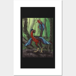 Incisivosaurus (a type of feathered dinosaur) Posters and Art